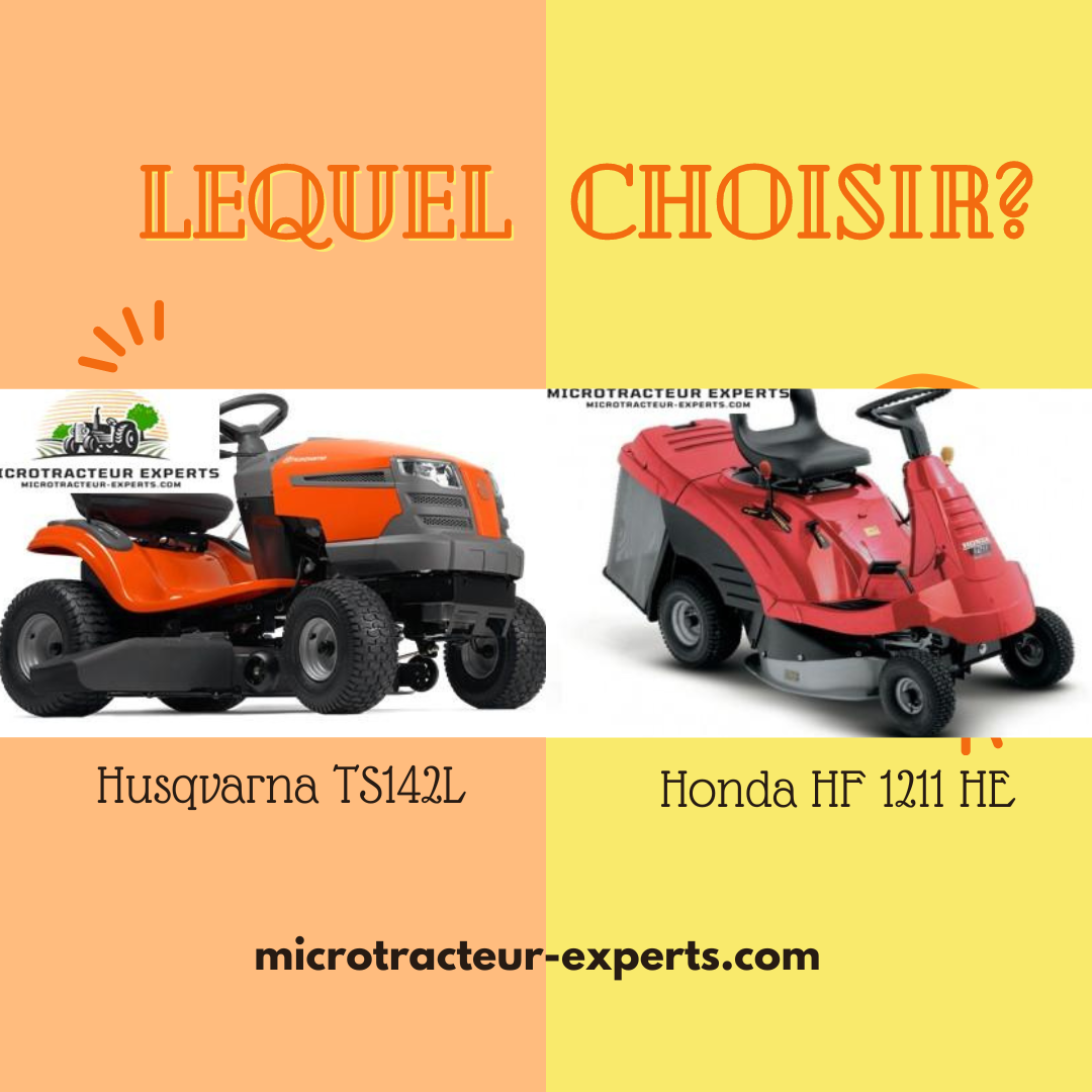 Comparatif des Tondeuses Autoportées : Husqvarna TS142L vs Honda HF 1211 HE, Quelle Est la Meilleure?